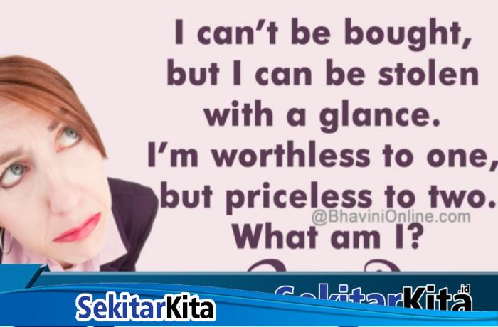 Teka Teki: Tebak Kata Tidak Bisa Dibeli, Tapi Sekilas Bisa Dicuri, Apakah Itu