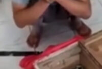 Detik-detik maling kotak amal kepergok warga di Kabupaten Tegal (foto KabarNegri)