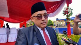 Sekda KBB, Asep Sodikin tanggapi permasalahan TKK di Bandung Barat (foto: Abdul)