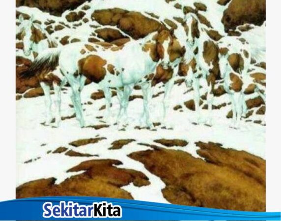 Tes ilusi optik untuk anda temukan jumlah kuda pada gambar