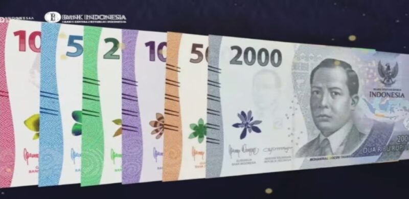 Bank Indonesia luncurkan tujuh pecahan uang rupiah kertas tahun Emisi 2022 (Foto: Bank Indonesia)
