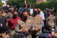 Jelang rekontruksi kasus pembunuhan Brigadir J dirumah Kadiv Propam Polri, Duren Tiga, Pancoran Jakarta Selatan, Selasa 30/08/2022 (foto: @divisihumaspolri).