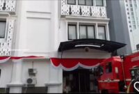 Kebakaran terjadi di lantai 3 Gedung DPRD Jabar, sebagian ruangan arsip dan dokumen 2021-2022 hangus terbakar, pada Minggu (21082022) foto tangkapan layar @infobdgbaratcimahi