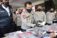 Pengungkapan kasus judi online di Mapolda Jateng, (foto @humas_poldajateng)