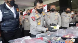 Pengungkapan kasus judi online di Mapolda Jateng, (foto @humas_poldajateng)