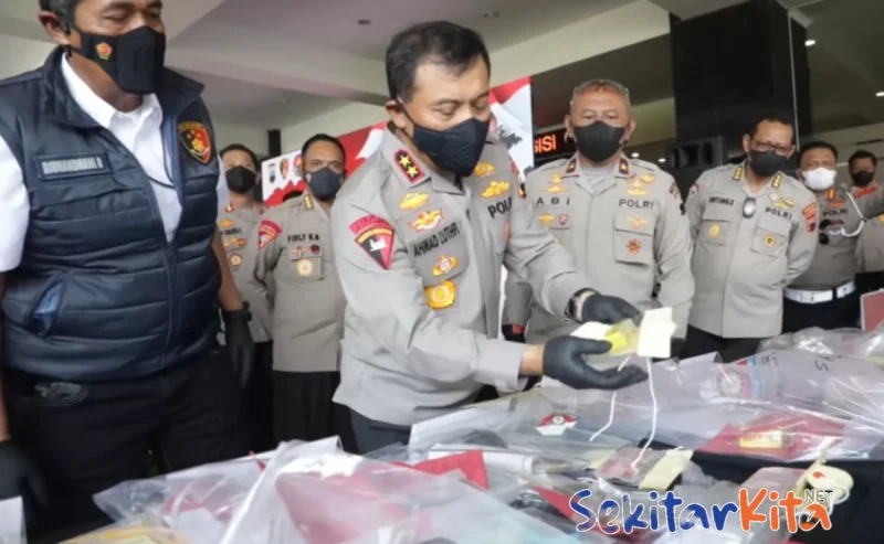 Pengungkapan kasus judi online di Mapolda Jateng, (foto @humas_poldajateng)