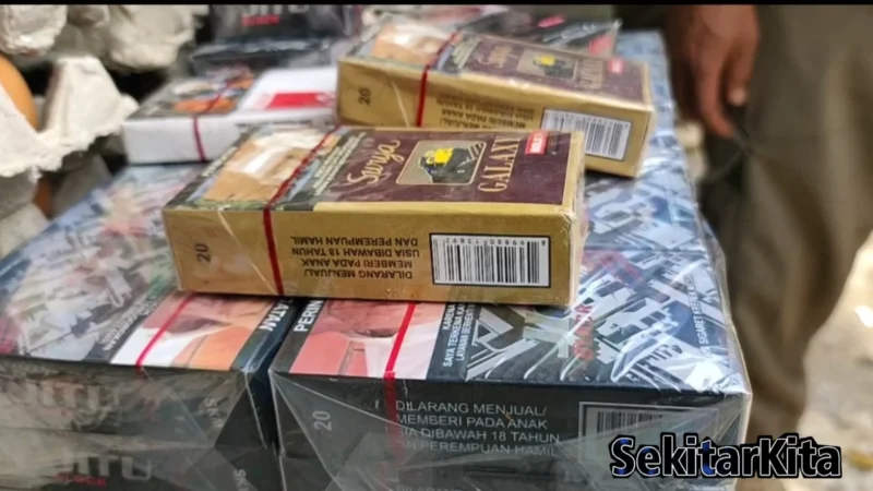 Ribuan batang rokok ilegal tanpa pita cukai diwilayah Kecamatan Cipongkor KBB disita petugas gabungan (foto Abdul) dok. SekitarKita.id