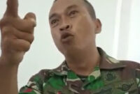 Kopral Dua Arif Ngamuk, Effendi Simbolon menghina institusi TNI (foto: istimewa)