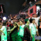 Cafe Empire Cikarang Bekasi viral, pengunjung heboh berjoged ria (foto: Arjun)