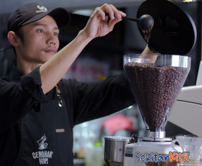 Cafe Cenghar Cimahi menyajikan kopi Gununghalu (foto: Bayu/dok. Cenghar Kopi Cimahi).