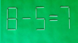 Tes IQ, dengan pindahkan dua batang korek api agar sesuai jumlah matematika ini