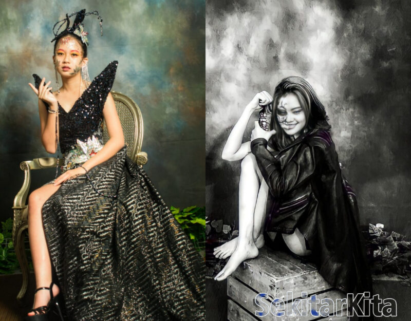 R7 Photospace mengeluarkan terobosan baru, kolaborasi fotografer dan MUA serta model berkonsep Helloween (foto: Tina/ dok. SekitarKita.net)