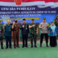 Kolonel H.Sunardi, S.E., M.M. Wadanmen Chandradimuka Akedemi TNI bersama Wakil Walikota Kota Magelang KH.Mansyur membuka TMMD Sengkuyung Tahap III 2022.