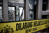 Garis Polisi/ ilustrasi (foto: Abdul)