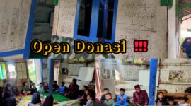 Open donasi untuk membantu renovasi pembangunan madrasah Darul Amanah di Kecamatan Cisarua KBB (foto: Abdul Kholilulloh). 
