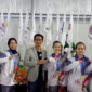 Karateka Kabupaten Bekasi berhasil meraih emas di ajang Porprov XIV Jabar (foto; Ari/ SekitarKita.net)