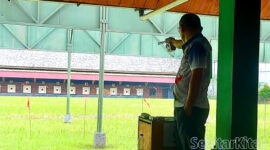 Atlet menembak Kabupaten Bekasi berhasil koleksi 10 Medali selama dua hari (Ari).