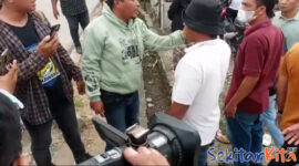 Sejumlah wartawan liput diintimidasi Debt Collector hingga diancam menggunakan sajam di Bekasi (foto: video viral)