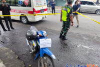 Kendaraan sepeda motor yang diduga dikendarai pelaku bom bunuh diri bertuliskan ancaman beredar luas di media sosial.