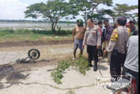 Dua begal tewas usai di keroyok masa di Pebayuran Kabupaten Bekasi, (foto Ari sekitarkita.id)