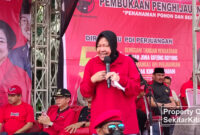 Ketua DPP PDIP Bidang Kebudayaan sekaligus Menteri Sosial Tri Rismaharini (foto: Abdul Kholilulloh).