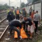 Tragis, Wanita Paruh Baya Tewas Tertabrak Kereta Api di Bekasi 