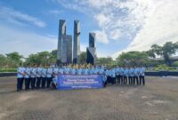 kepala Lapas Cikarang Veri Johannes, upacara Tabur Bunga yang bertempat di Taman Makam Pahlawan Kota Bekasi 