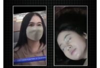 Video mesum disandingkan dengan foto AD Karyawati di Cikarang, sumber Twitter @gudangdewasa pada 17 Mei 2023.