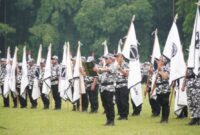 pelaksanaan kegiatan bela Negara dalam rangka Jambore Nasional Barisan Pemuda Nusantara tahun 2023.