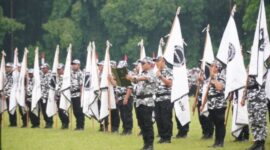pelaksanaan kegiatan bela Negara dalam rangka Jambore Nasional Barisan Pemuda Nusantara tahun 2023.