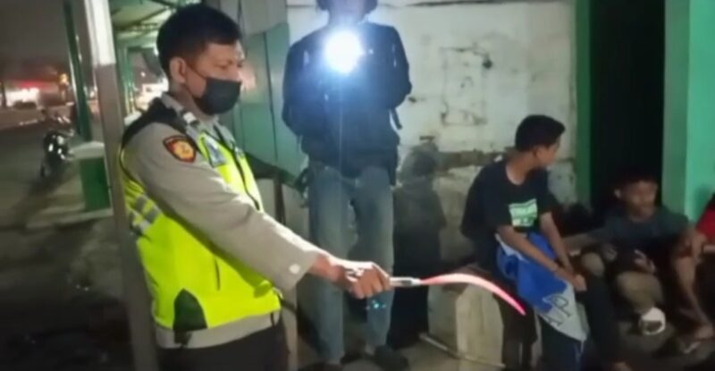 Polsek Cikarang Utara amankan tujuh remaja hendak melakukan aksi tawuran.