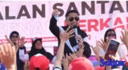 Hari Jadi ke 16 KBB, Ribuan Emak-emak Padati Acara Senam Berkah Bareng kang Hengky