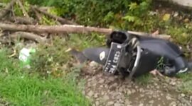 Pemotor tewas tersambar kereta api di Tambun Selatan (foto: tangkap layar)