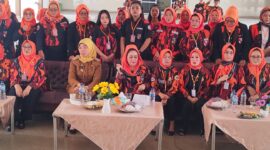 DPC Srikandi Pemuda Pancasila Bandung Barat saat melaksanakan Rakorcab dan Muscab di gedung HBS Cimareme Padalarang, Senin, 30 Oktober 2023