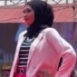 Seorang peserta Lomba Fashion Show (Foto : FB @Herman Suherman).