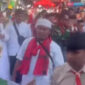Peserta pawai taaruf dari Kecamatan Campaka (Tangkapan layar FB @H Herman Suherman).