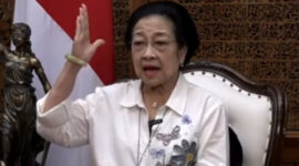 Ketua Umum PDI Perjuangan Megawati Soekarnoputri (Tangkapan layar Youtube @PDI Perjuanhan).