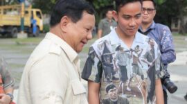 Pasangan Calon Presiden Prabowo Subianto dan Calon Wakil Presiden Gibran Rakabuming Raka tim media Prabowo Subianto.