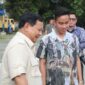 Pasangan Calon Presiden Prabowo Subianto dan Calon Wakil Presiden Gibran Rakabuming Raka tim media Prabowo Subianto.