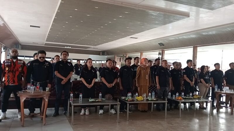 Proses pelantikan Pengurus 234 Sc Ngamprah, Bandung Barat