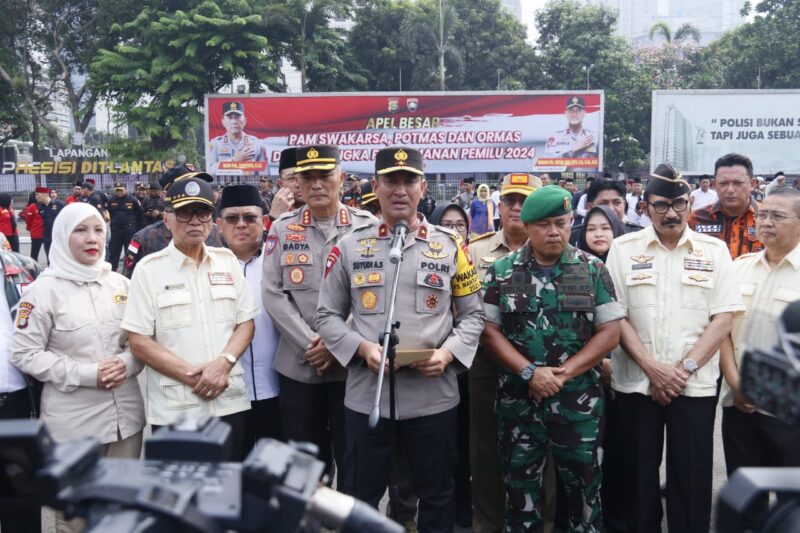 Apel Besar tersebut dipimpin langsung Wakapolda Metro Jaya Brigjen Pol Suyudi Ario Seto dan dihadiri oleh Pejabat Utama Polda Metro Jaya (Hummas Polda Metro Jaya)