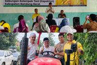 Kang Ace saat memberikan berbagai bantuan kepada warga dan petani di Cikalongwetan Bandung Barat