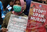 Ilustrasi aksi unjuk rasa buruh (foto: istimewa)