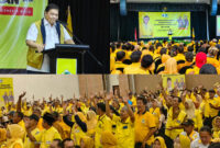 Airlangga Hartarto Bakar Semangat Kader di Cirebon, Teriakan Golkar Harus Menang Pileg dan Pilres 2024