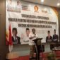 Sektretaris Jenderal DPP Partai Gerindra Ahmad Muzani saat menghadiri konsolidasi partai Gerindra di Kabupaten Karawang, (foto: Andyka tim SekitarKita.id)