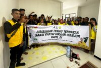 Kegiatan Bimtek para saksi terbatas Partai Golkar (Foto : Istimewa).