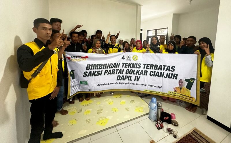 Kegiatan Bimtek para saksi terbatas Partai Golkar (Foto : Istimewa).