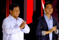 Pasangan Calon Presiden (Paslon) nomor urut 02, Prabowo subianto- Gibran Raka Buming Raka (foto: istimewa @prabowogibran)