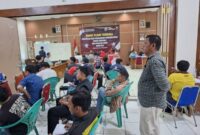 Rapat pleno terbuka rekapitulasi pemilu 2024 di Aula Kecamatan Karawang Barat, Kabupaten Karawang (foto: andyka Nugroho/ dok. SekitarKita.id)