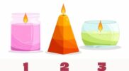 Uji Lilin yang Anda pilih pertama kali akan menunjukkan perasaan yang ada di batin Anda